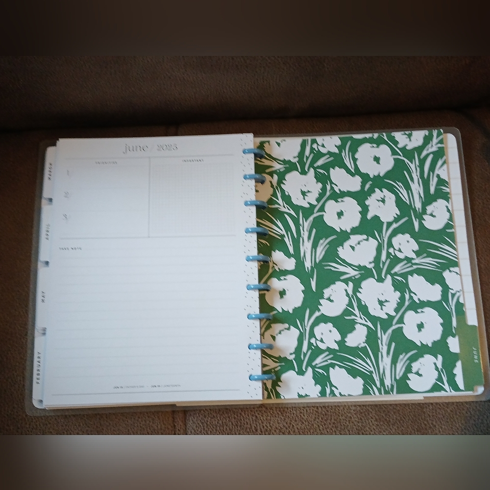 The Happy Planner classic sized 12 month planner Fresh Kitchen Flowers - Picture 15 of 16